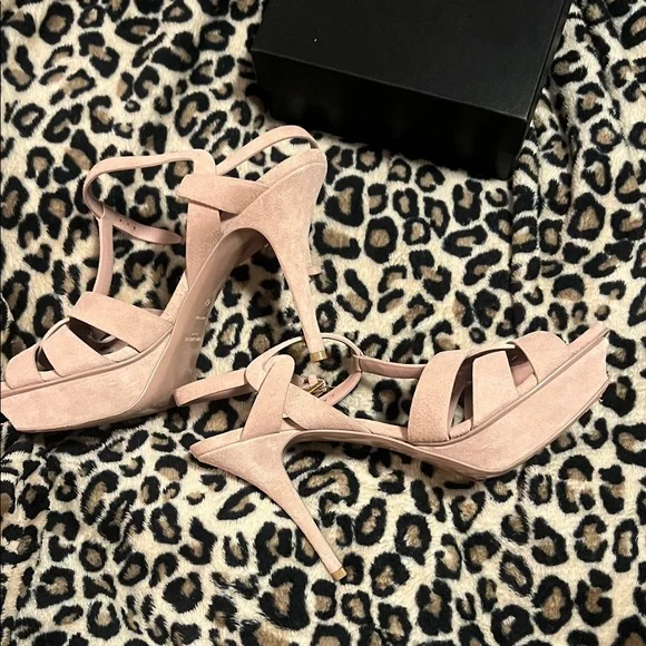 Saint Laurent Blush Tribute  Heels - Picture 6 of 12